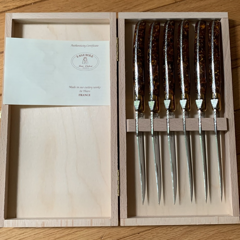 Laguiole Knives, Set of 6, New - Picture 12 of 12